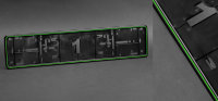 Alti Giri MONO Neon Green Premium Kennzeichenhalter Set in Neon Grün